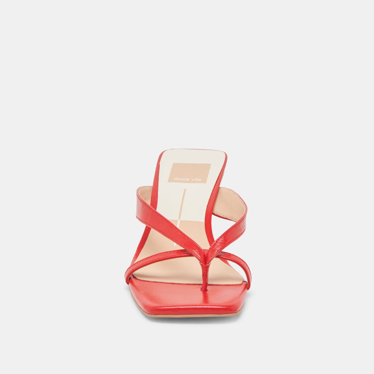 BREVEL HEELS CHILI LEATHER - Dolce Vita