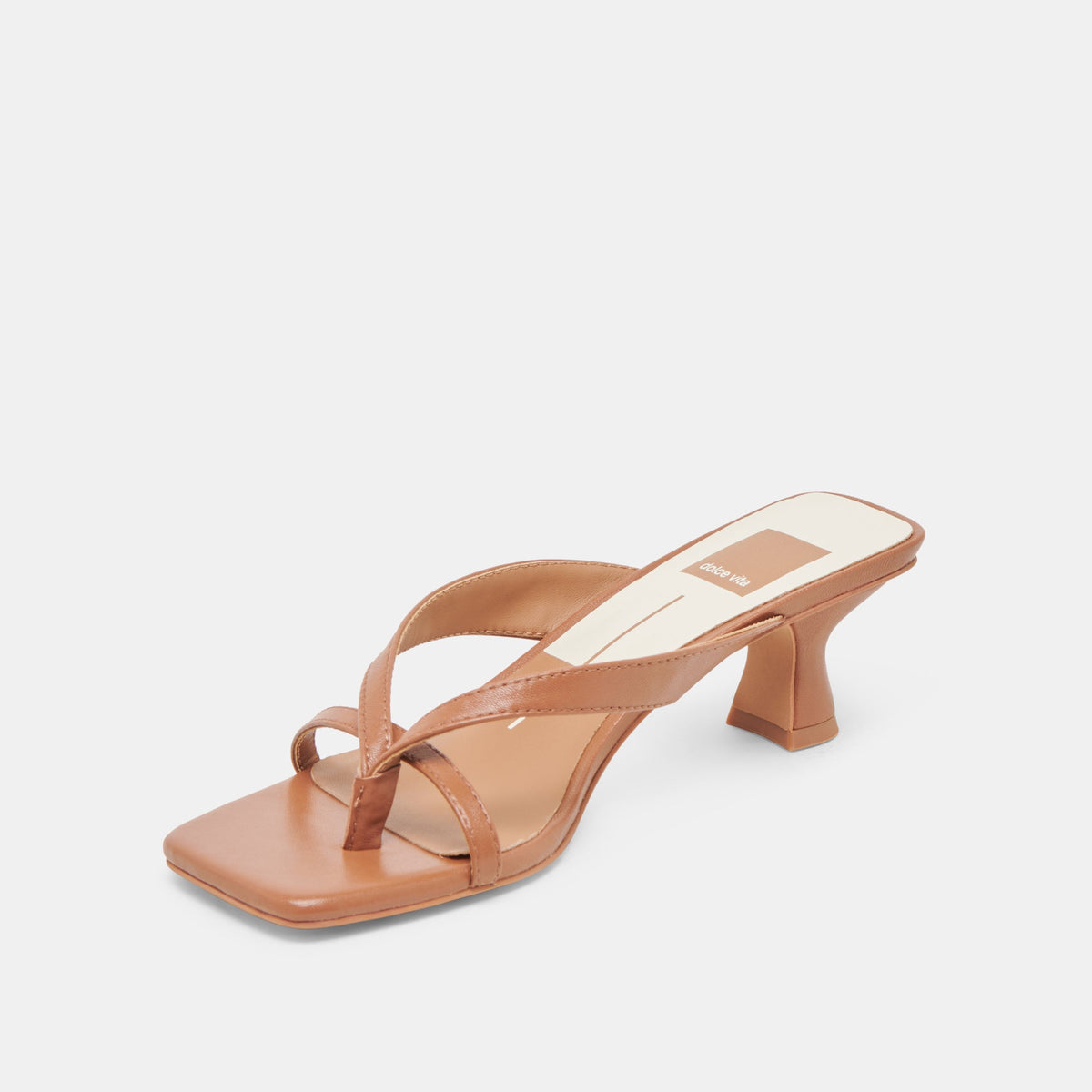 BREVEL WIDE HEELS SADDLE LEATHER - Dolce Vita