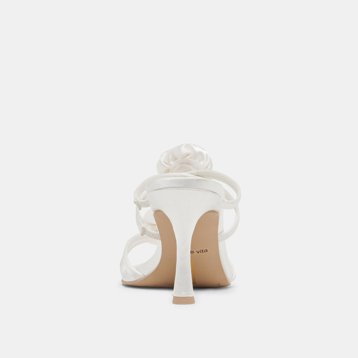LINZY HEELS TRUE WHITE SATIN - Dolce Vita