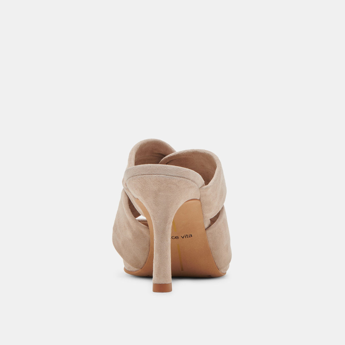 KELSY HEELS TAUPE SUEDE - Dolce Vita