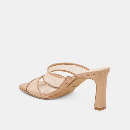 Gitel Light Tan Mesh Heels - Dolce Vita