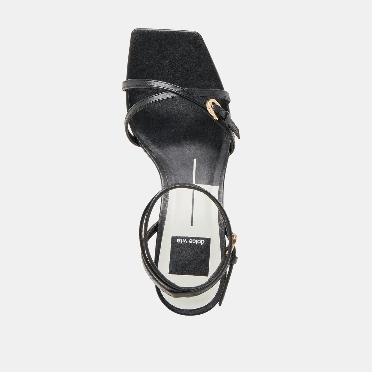 BAMBY HEELS BLACK LEATHER - Dolce Vita