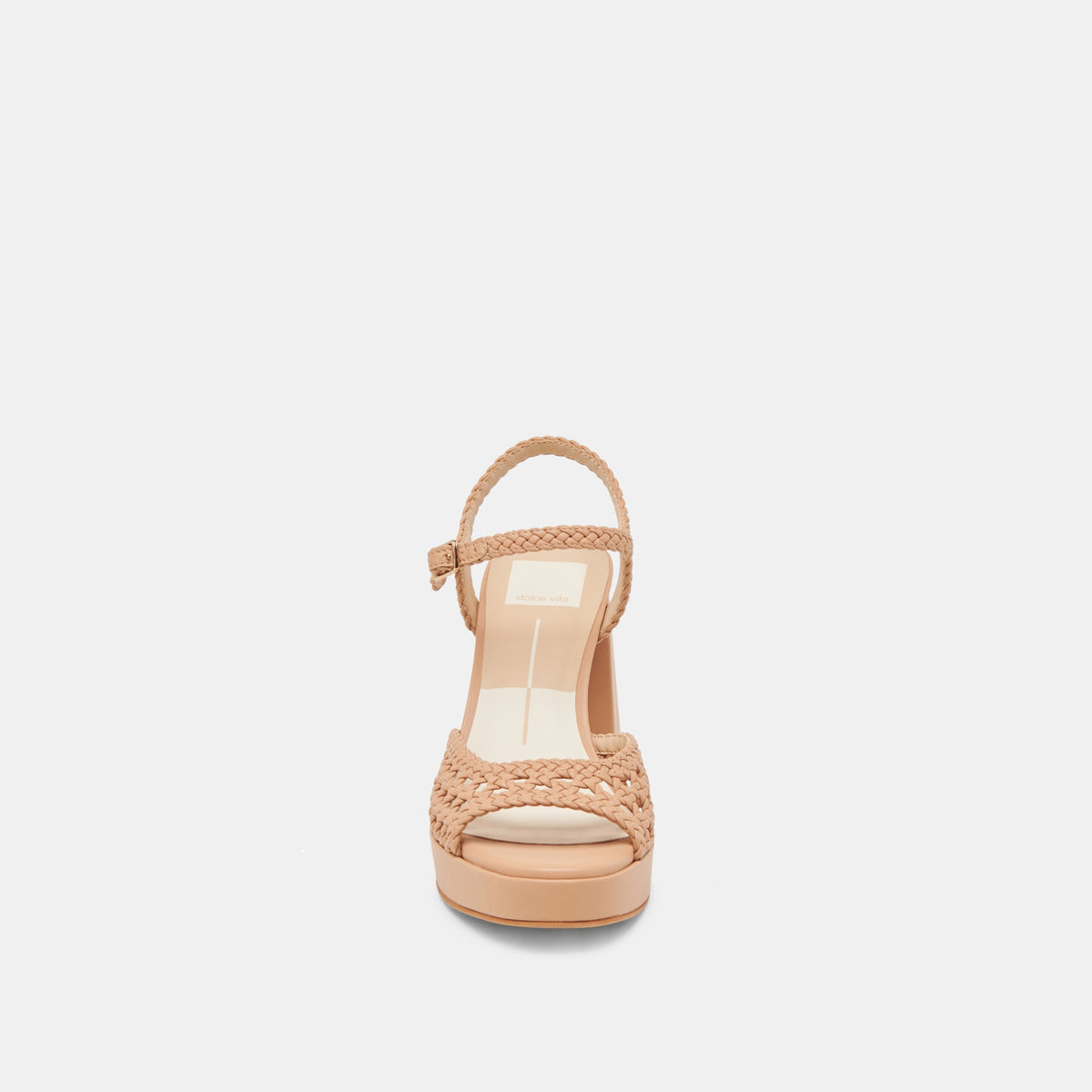 PEYTEN WIDE HEELS CAFE WOVEN STELLA - Dolce Vita