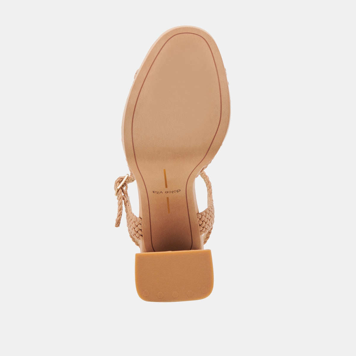 PEYTEN WIDE HEELS CAFE WOVEN STELLA - Dolce Vita
