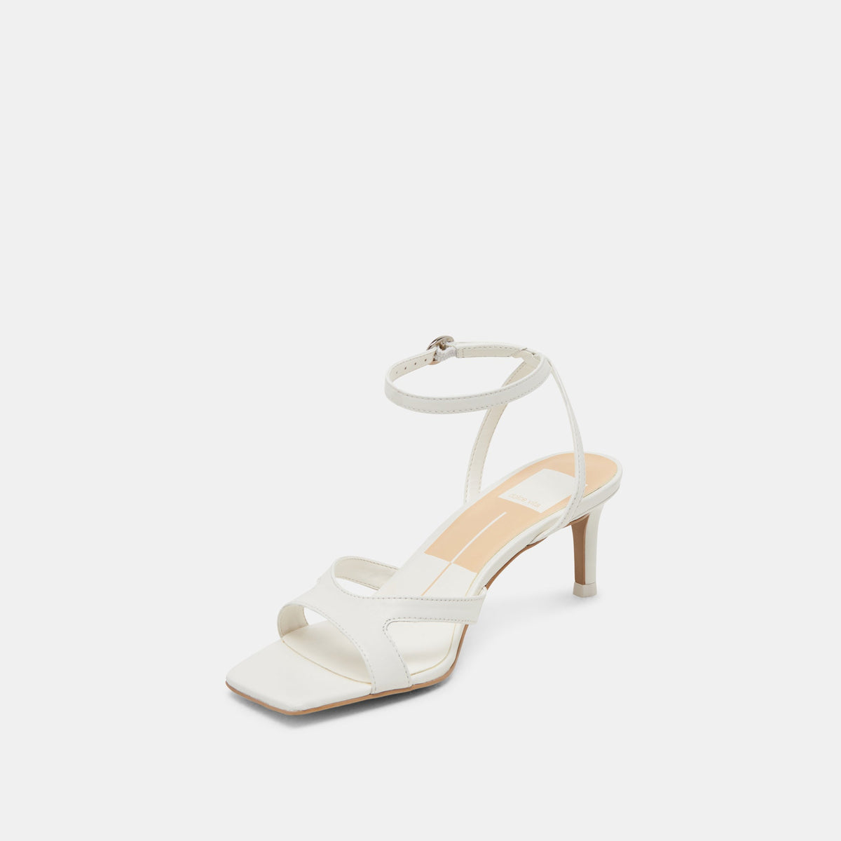 BECKI HEELS TRUE WHITE LEATHER - Dolce Vita