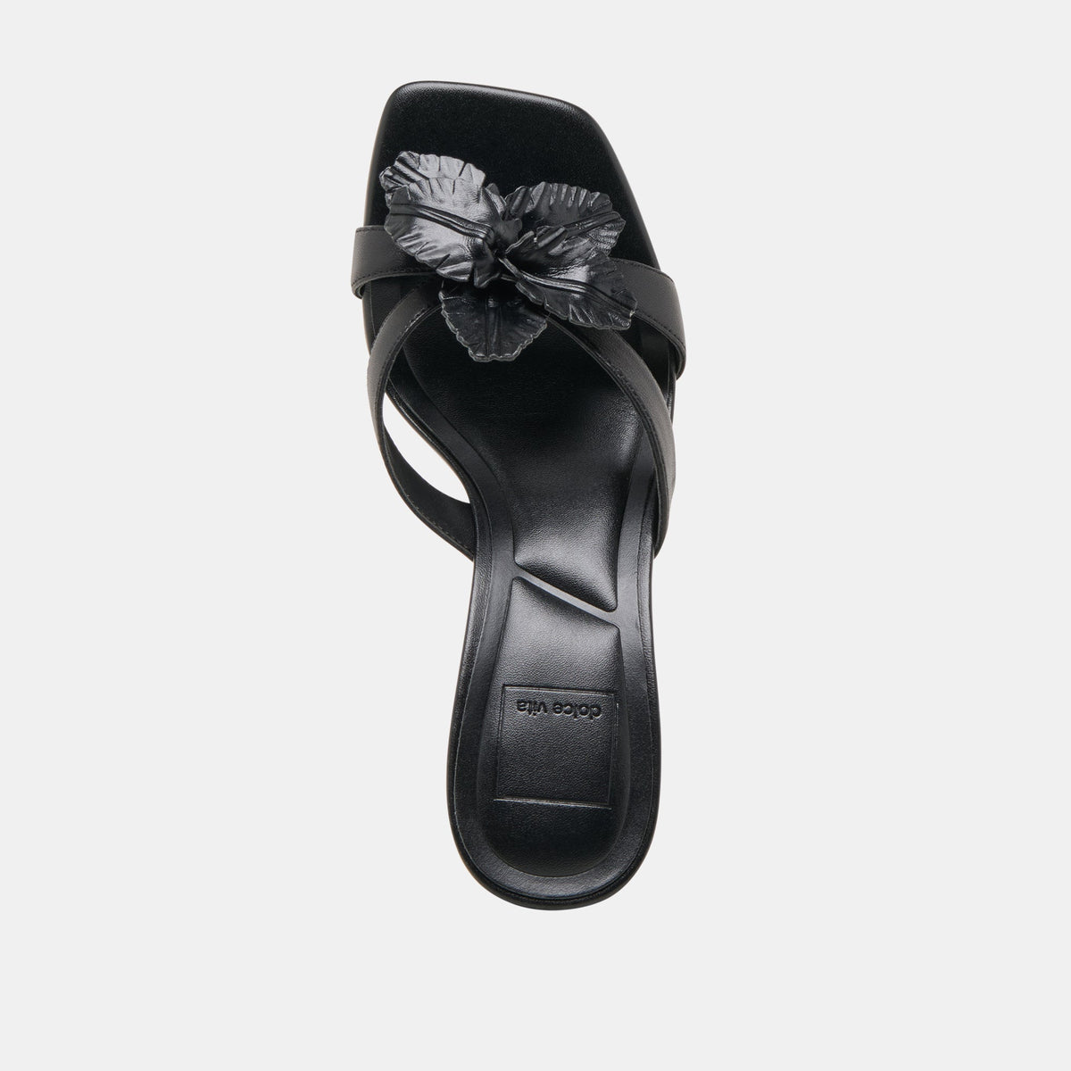 Nikil Black Leather Heels - Dolce Vita