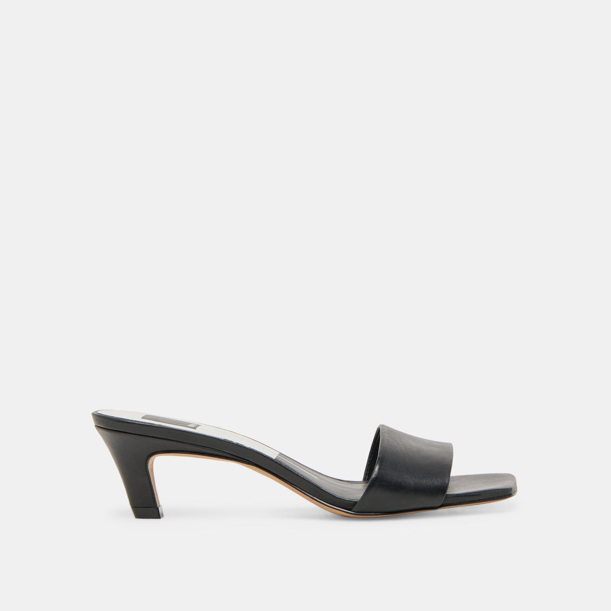 Rexa Black Leather Heels - Dolce Vita