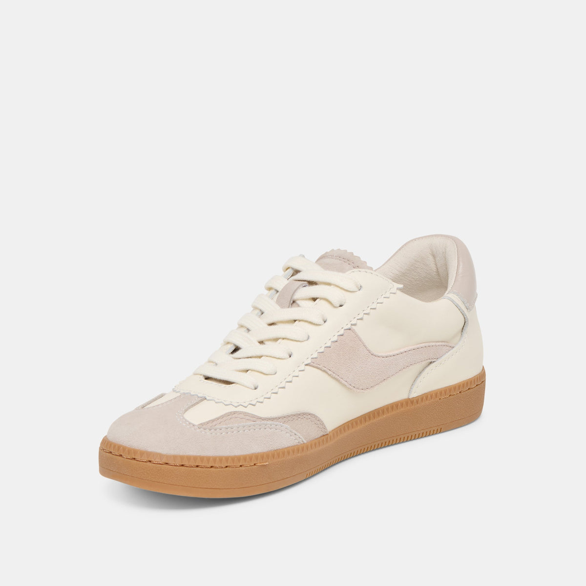 Notice Grey White Leather Sneakers - Dolce Vita