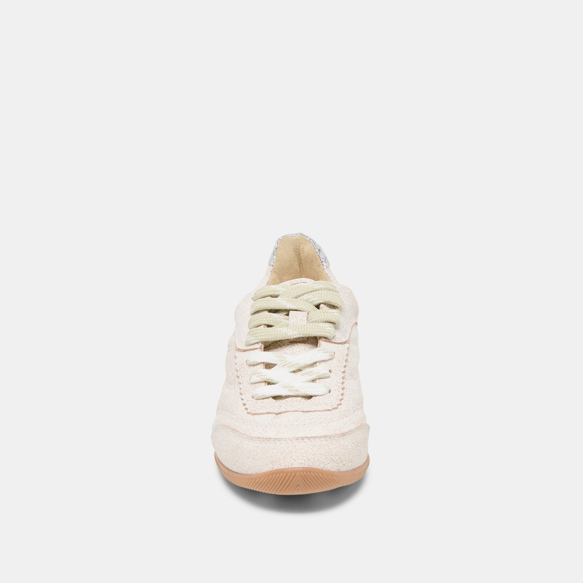 Laini Off White Crackled Leather Sneakers - Dolce Vita