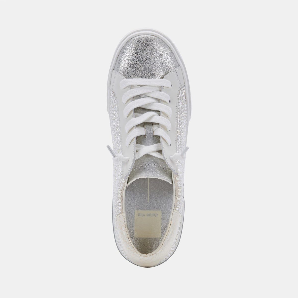 Zina Pearl Sneakers Vanilla Pearls - Dolce Vita