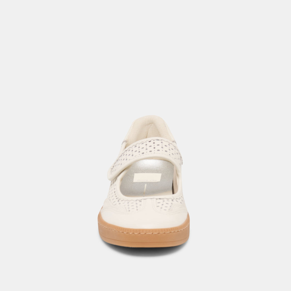 Nanet White Perforated Leather Sneakers - Dolce Vita