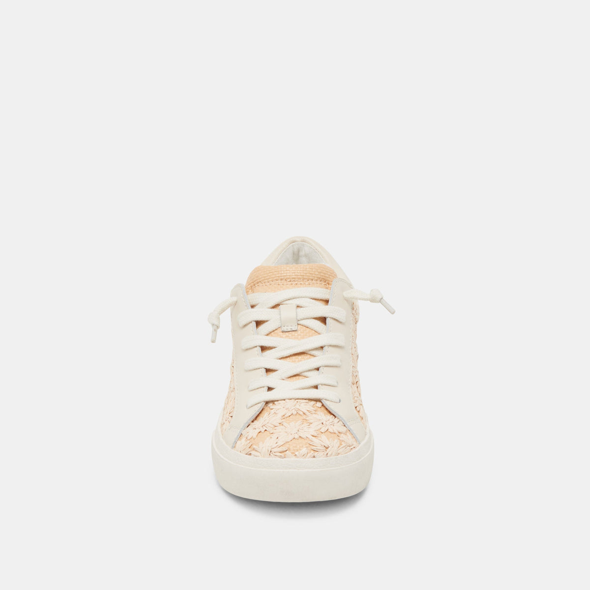 ZINA FLORAL SNEAKERS CREME FLORAL RAFFIA - Dolce Vita