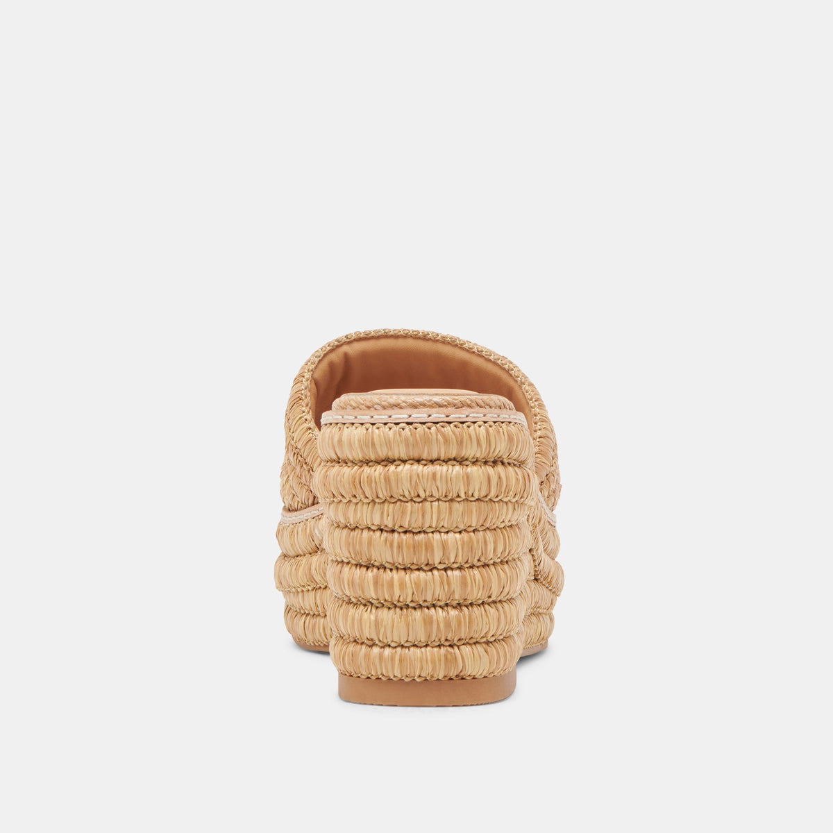 Throne Lt Natural Raffia Wedges - Dolce Vita