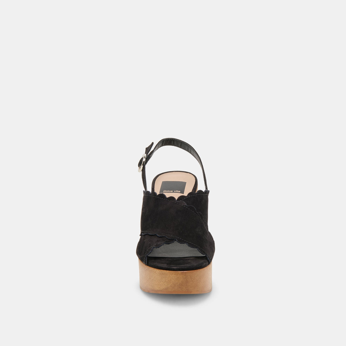 DILION WEDGES BLACK NUBUCK - Dolce Vita