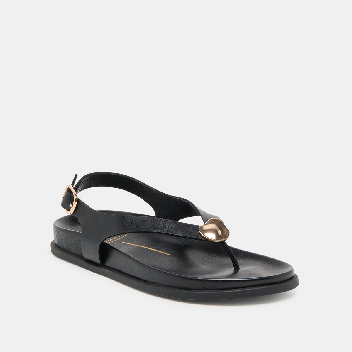 Jony Black Leather Sandals - Dolce Vita