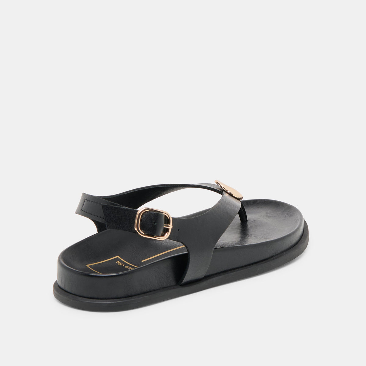 Jony Black Leather Sandals - Dolce Vita