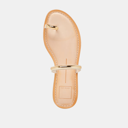 WINK SANDALS BONE LEATHER - Dolce Vita