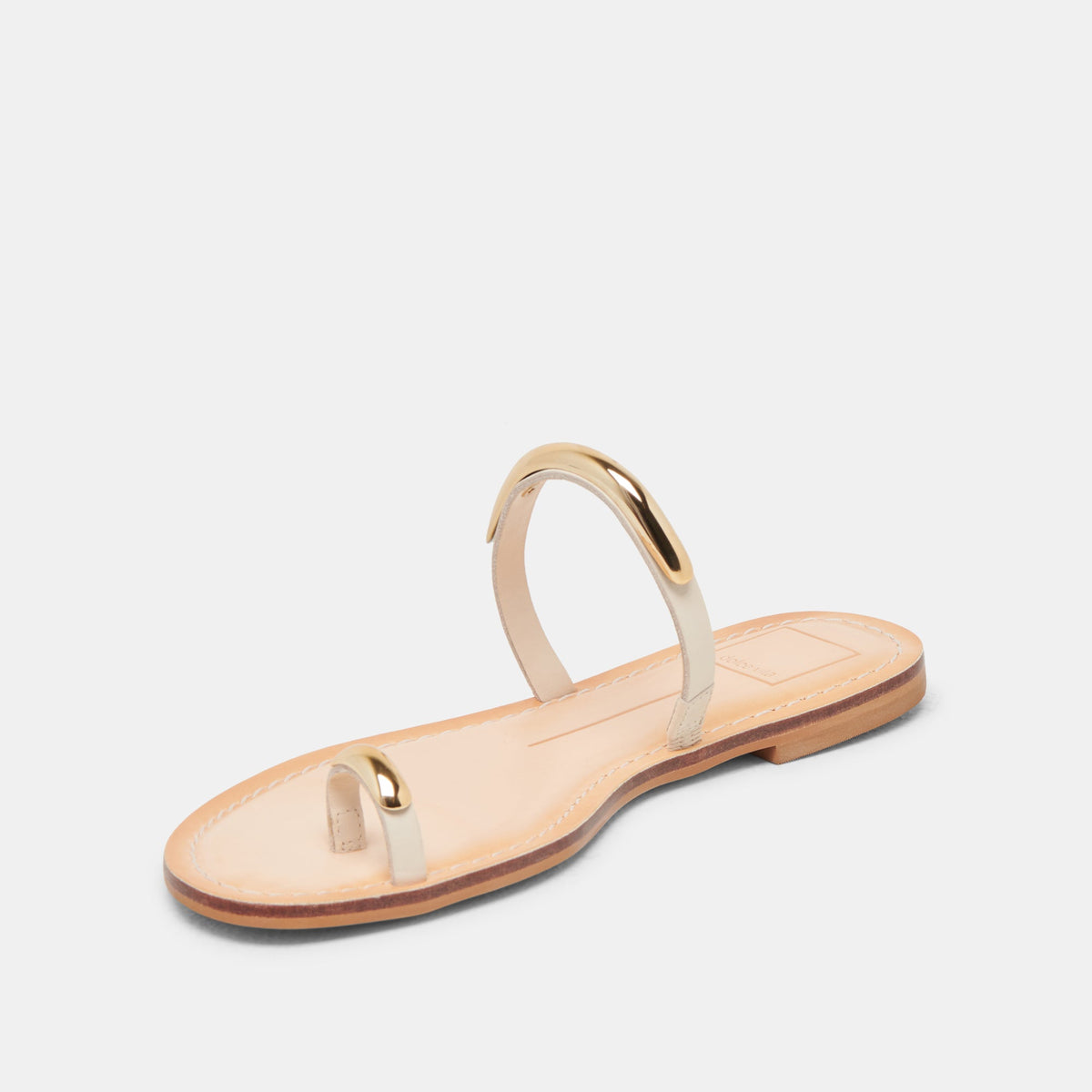 WINK SANDALS BONE LEATHER - Dolce Vita
