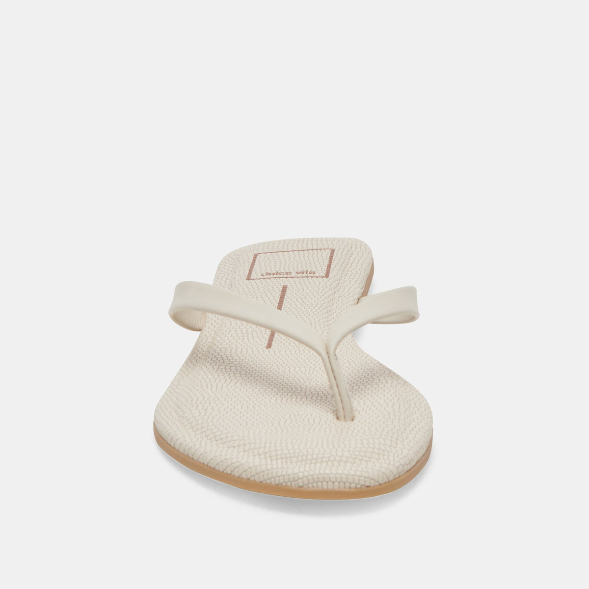 LAYNEY SANDALS IVORY LEATHER - Dolce Vita