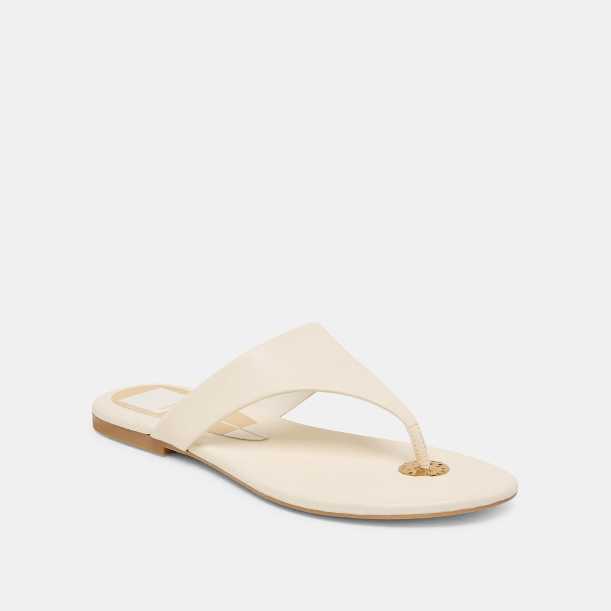 KITTLE SANDALS OFF WHITE LEATHER - Dolce Vita