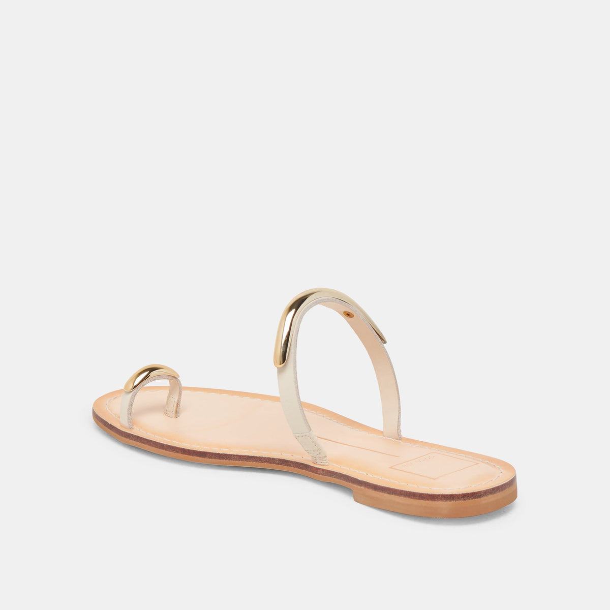 WINK WIDE SANDALS BONE LEATHER - Dolce Vita