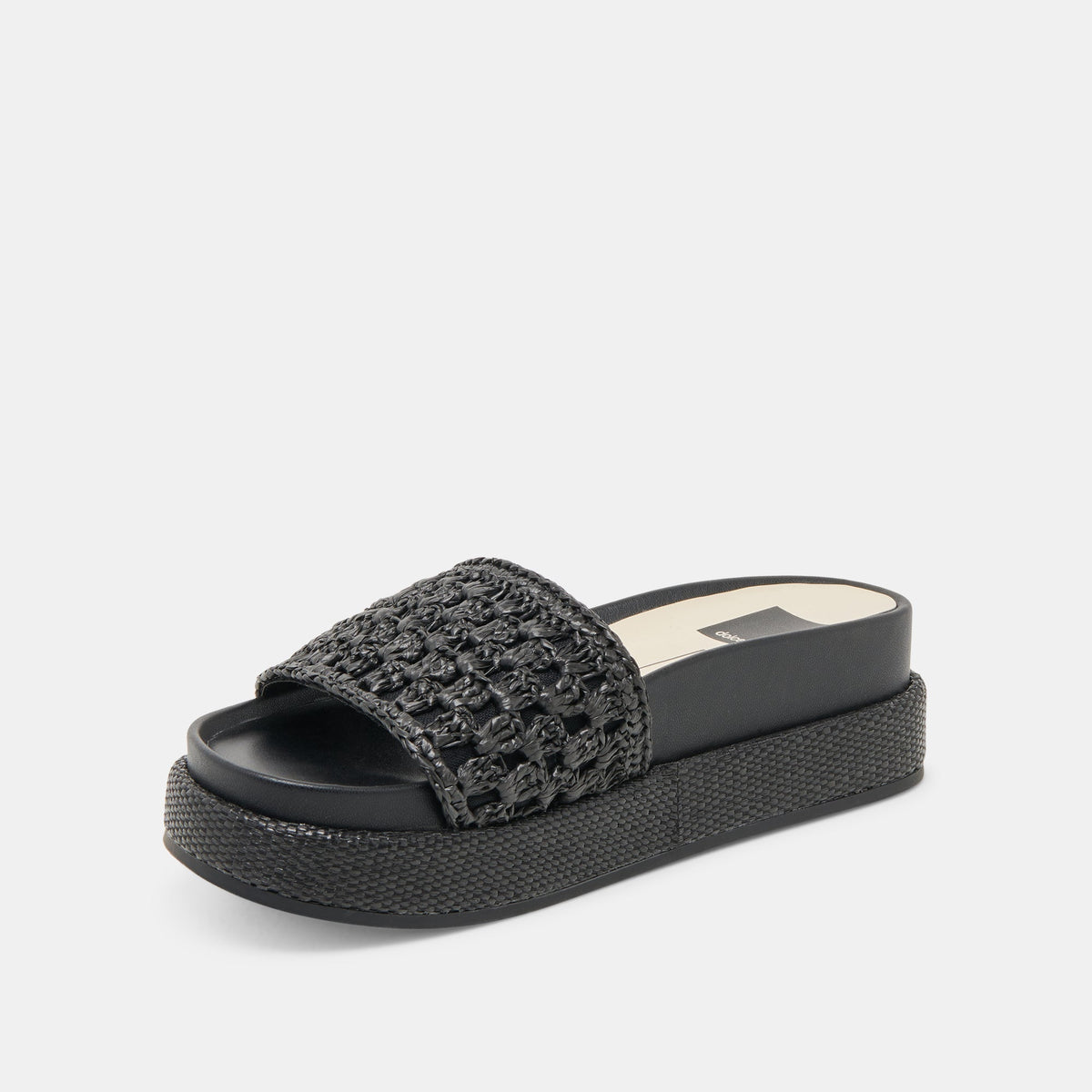 SIDONA SANDALS ONYX RAFFIA - Dolce Vita