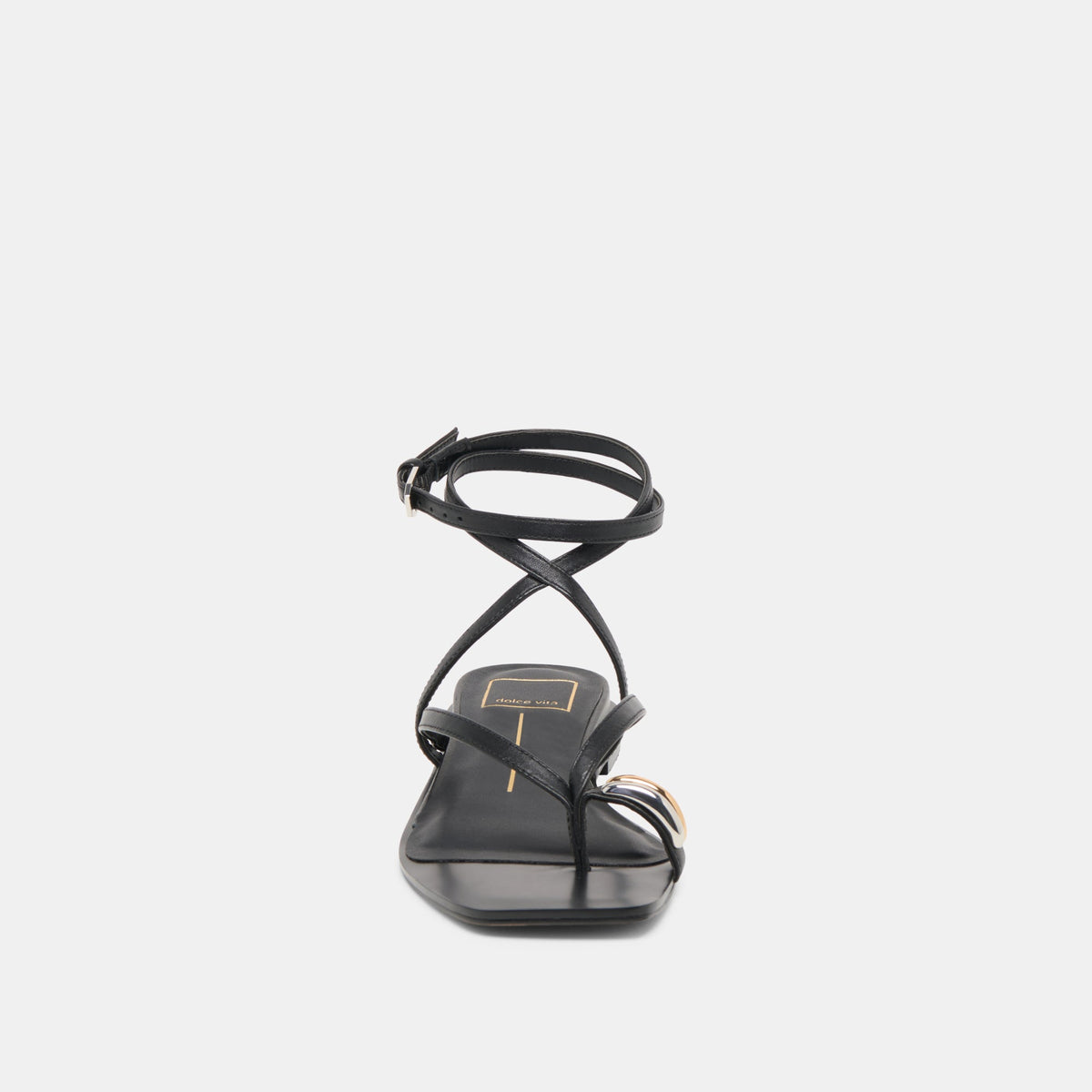 Tyrice Black Leather Sandals - Dolce Vita