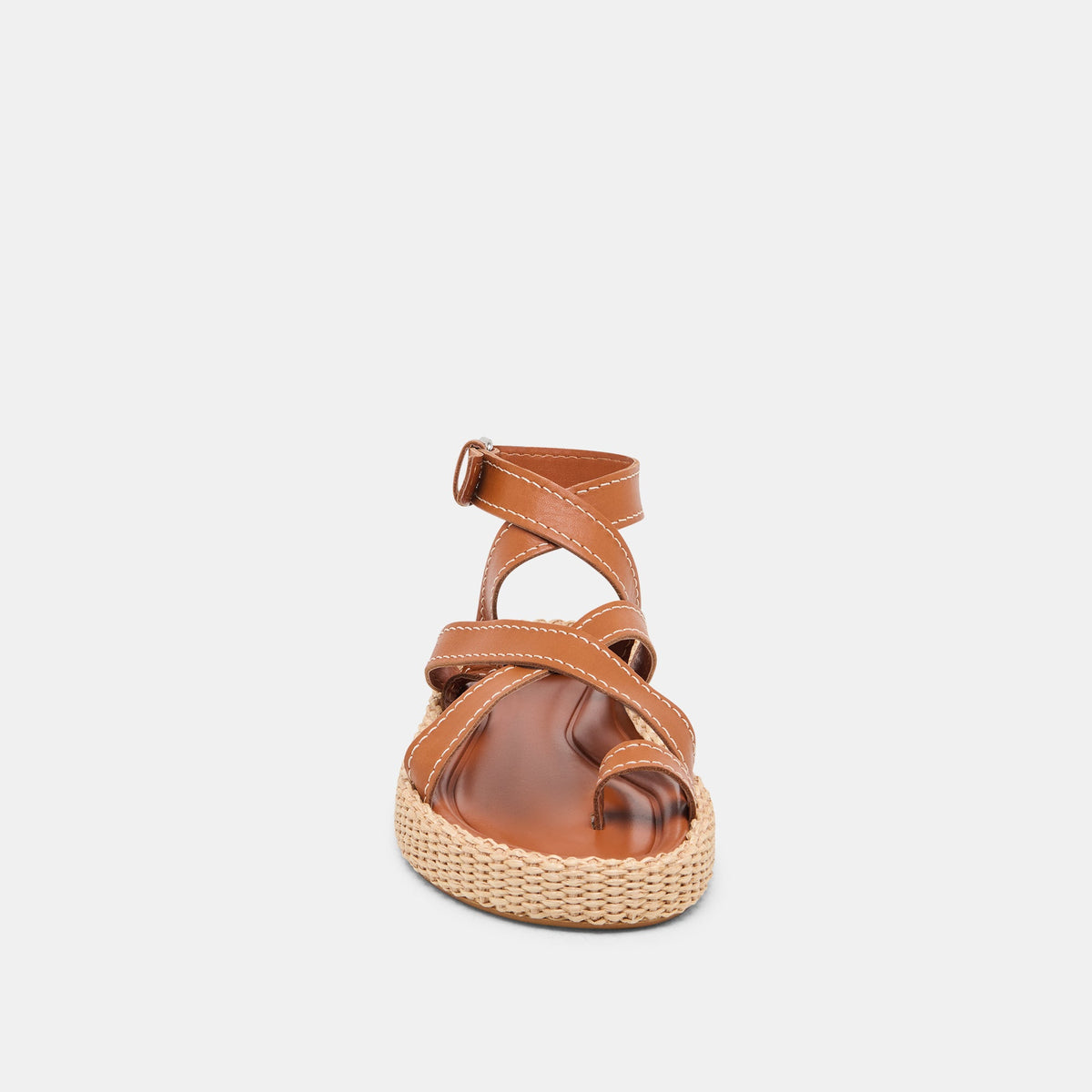 ROXIE SANDALS BROWN LEATHER - Dolce Vita