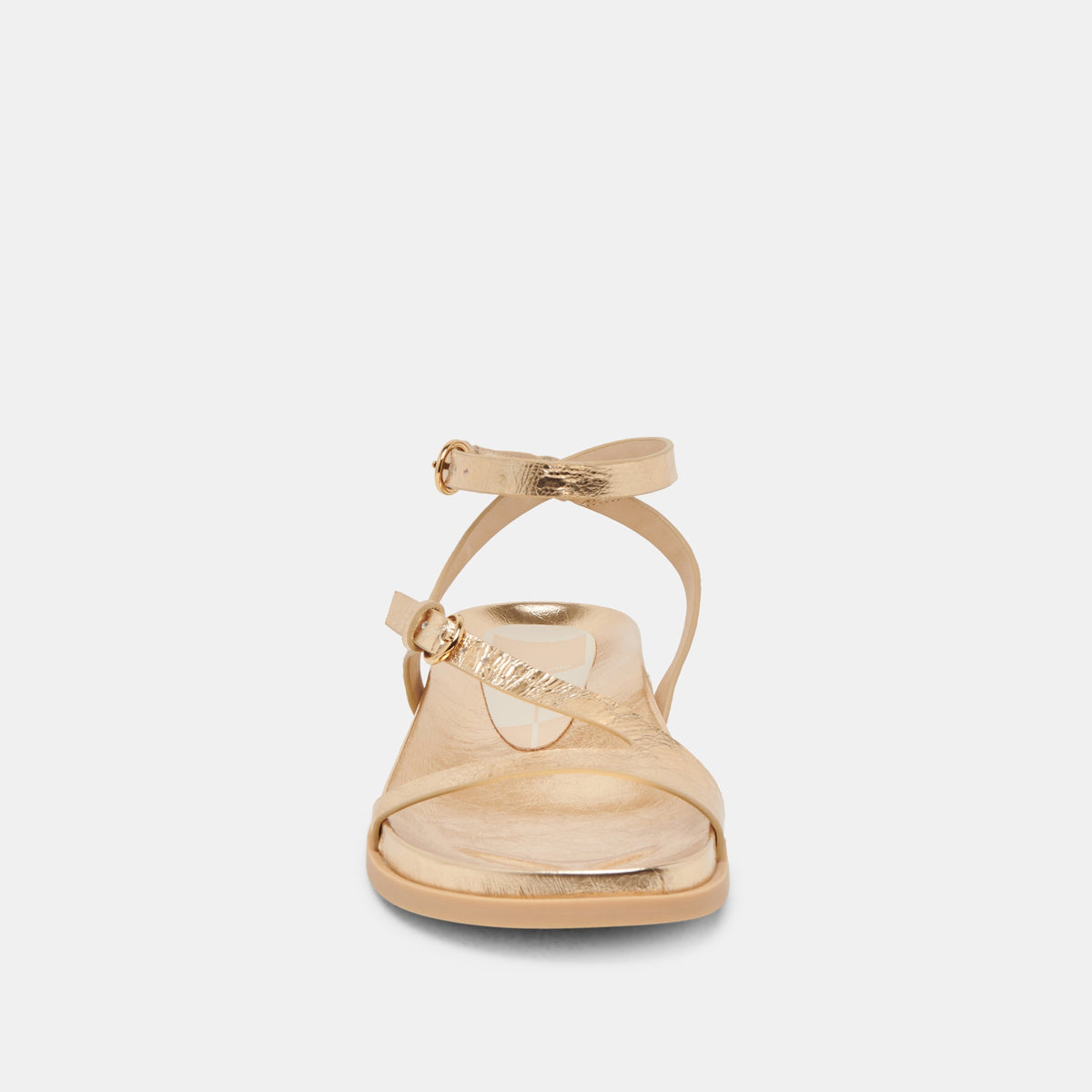 DARLIS SANDALS GOLD DISTRESSED LEATHER - Dolce Vita