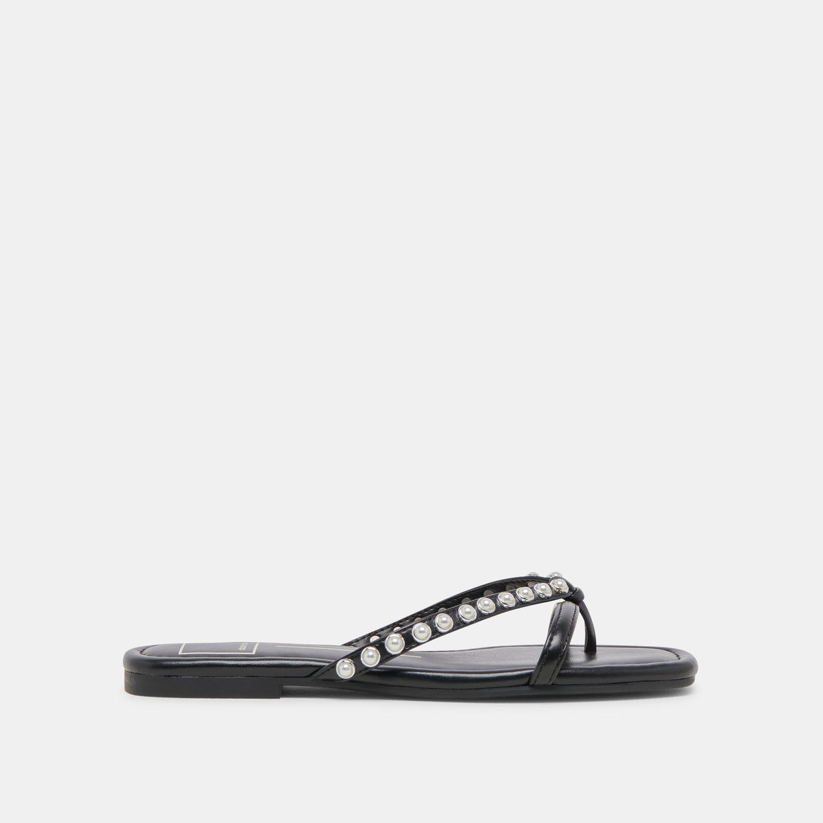 LUCCA PEARL SANDALS BLACK PEARLS - Dolce Vita