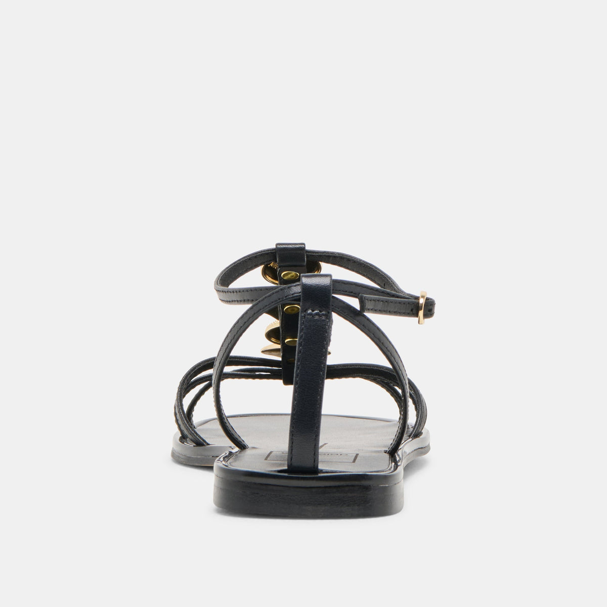 Faun Black Leather Sandals - Dolce Vita