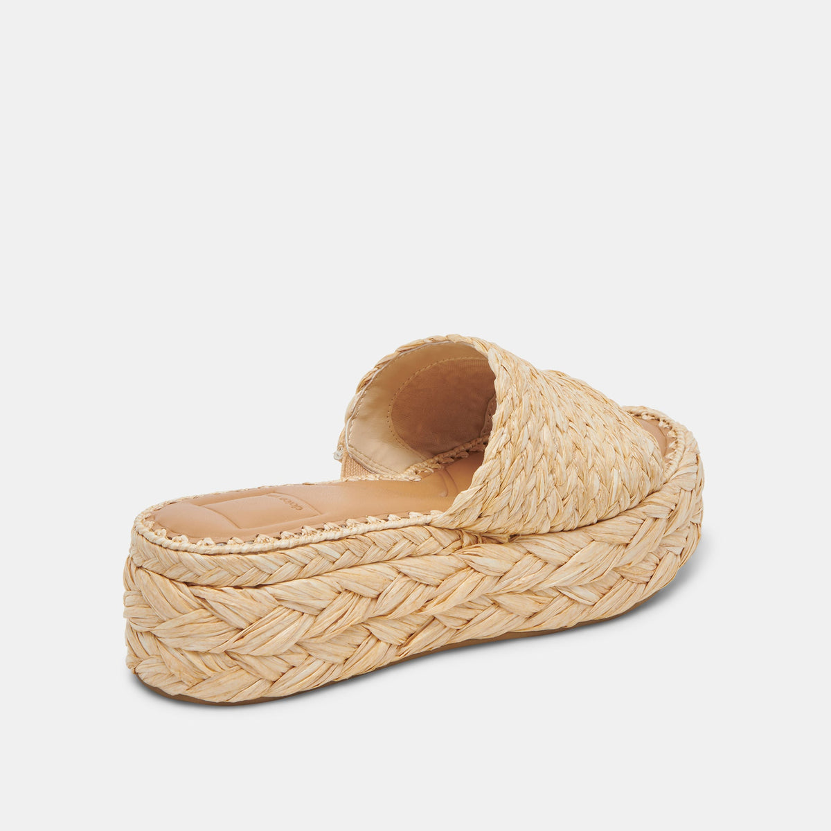 Chavi Wide Sandals LT Natural Raffia - Dolce Vita
