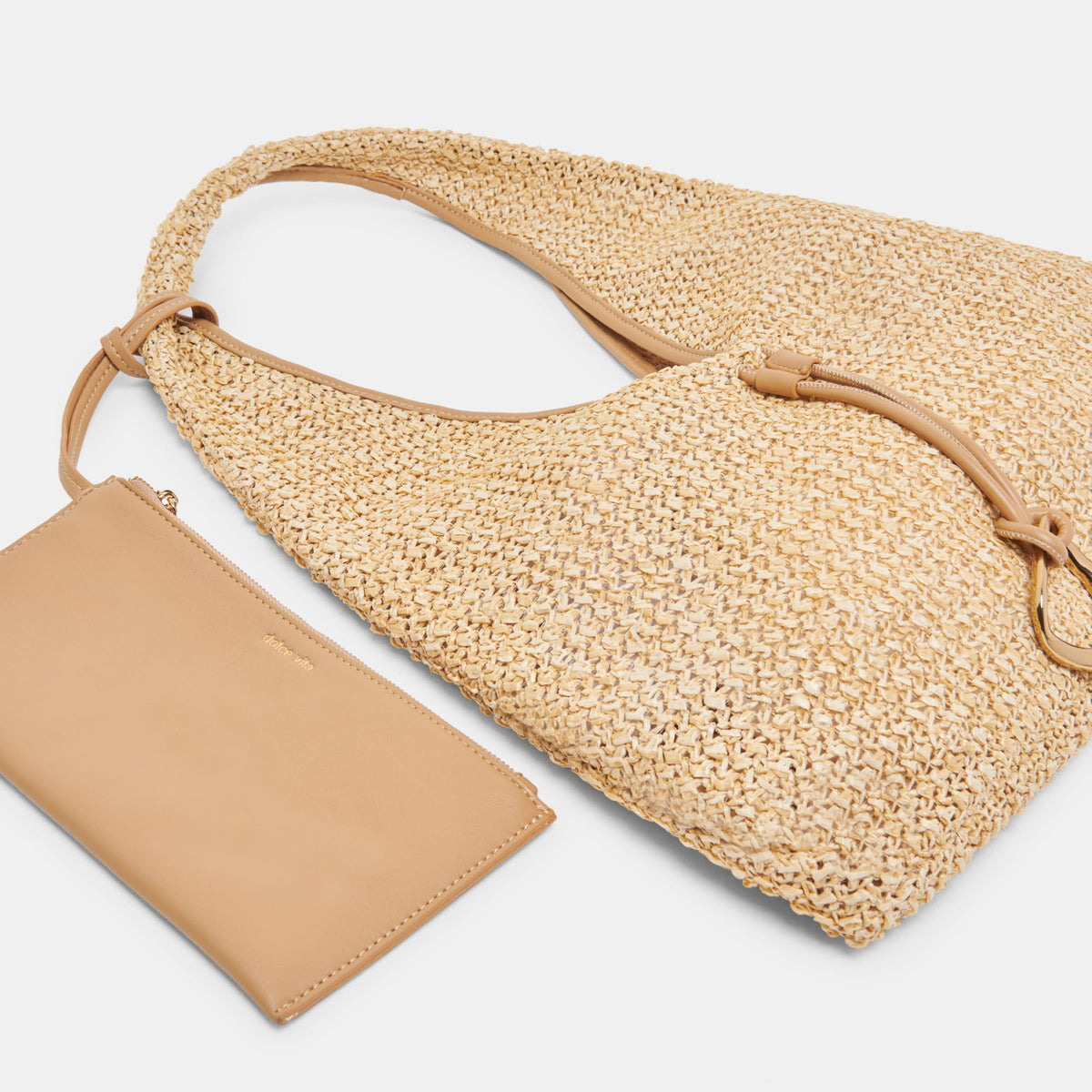 MISSIE TOTE NATURAL RAFFIA - Dolce Vita