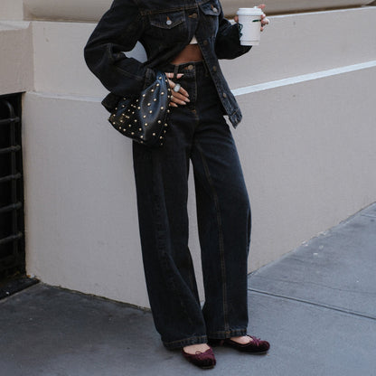 Dahlia Black Stella Handbag - Dolce Vita