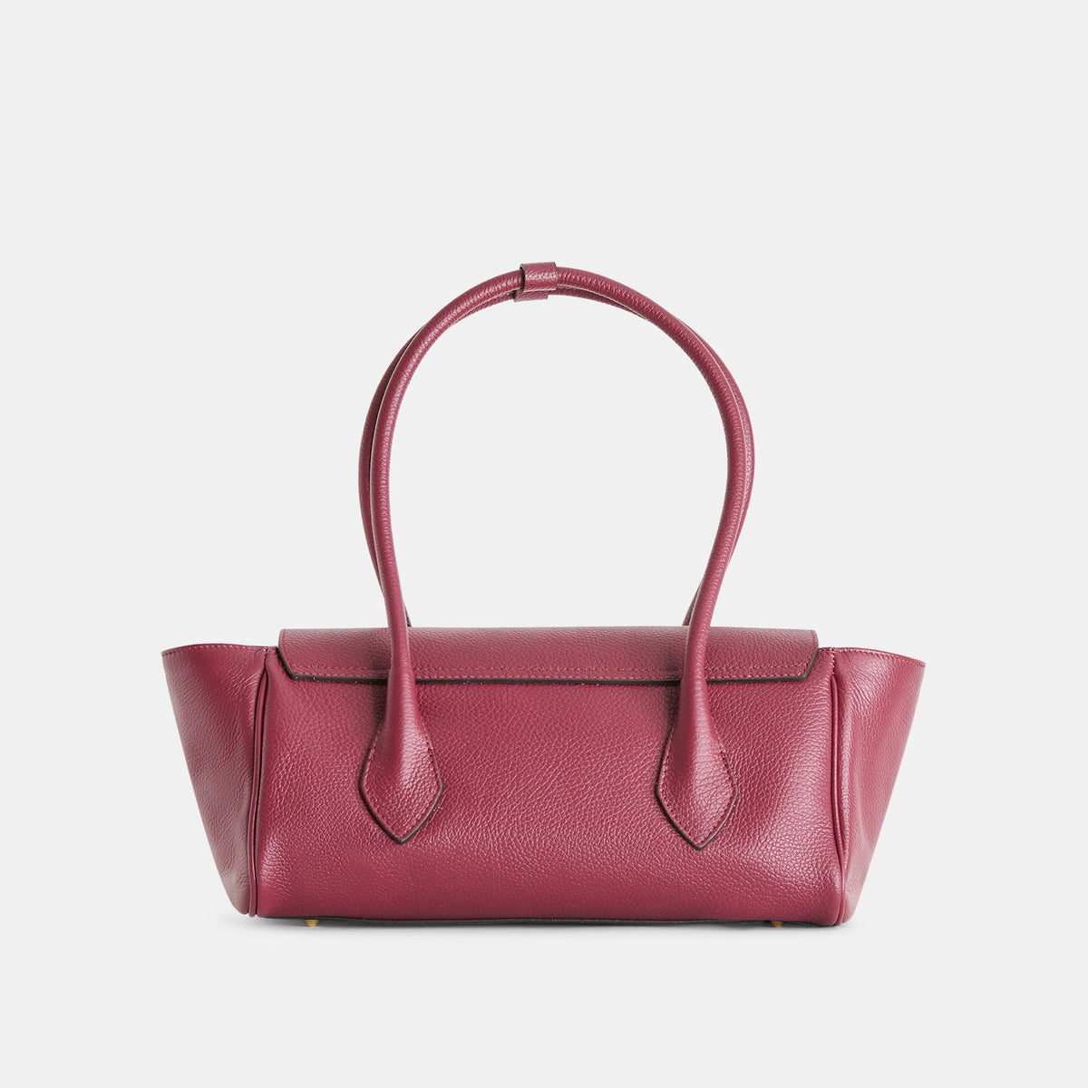 IRENE SHOULDER BAG BORDEAUX LEATHER - Dolce Vita