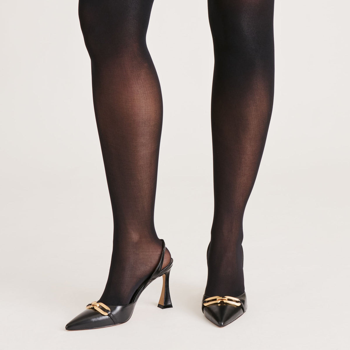 2-Pack Cherry Black Solid Tights - Dolce Vita