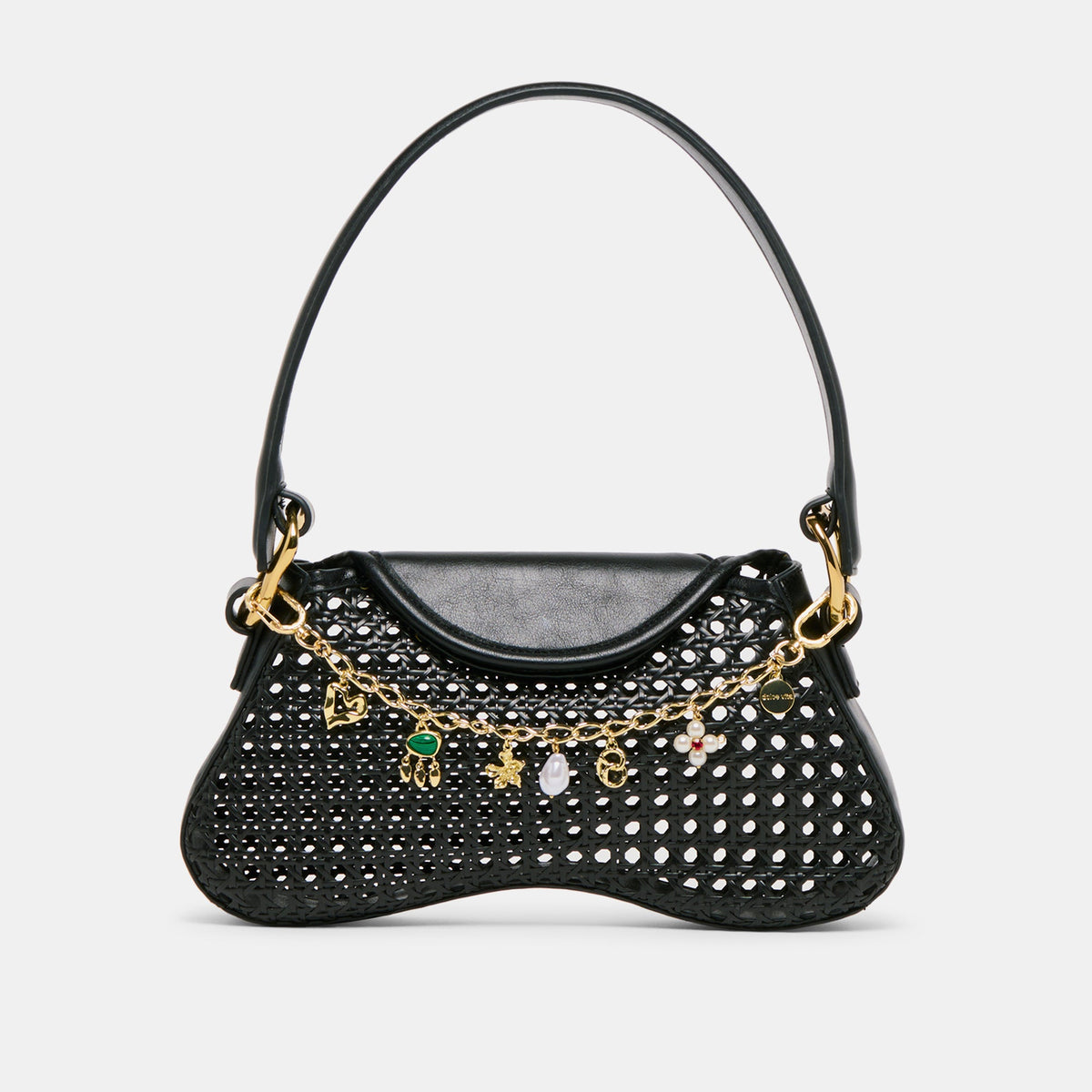 Pearl Gold Chain Bag Charm - Dolce Vita