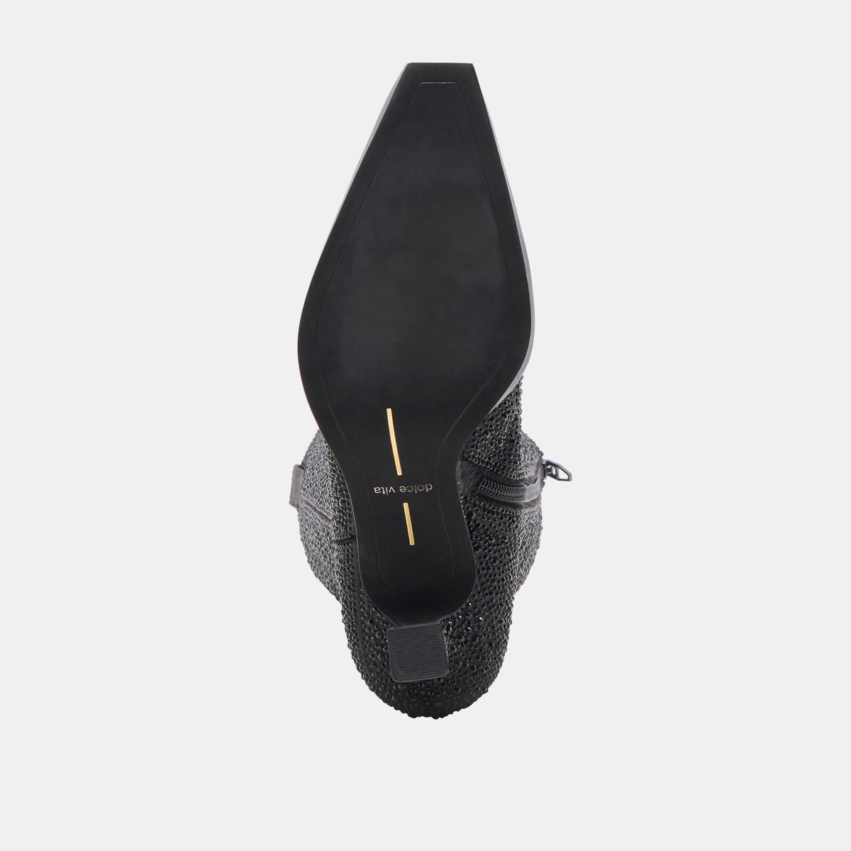 ARIANA CRYSTAL BOOTS BLACK METALLIC CRYSTAL - Dolce Vita