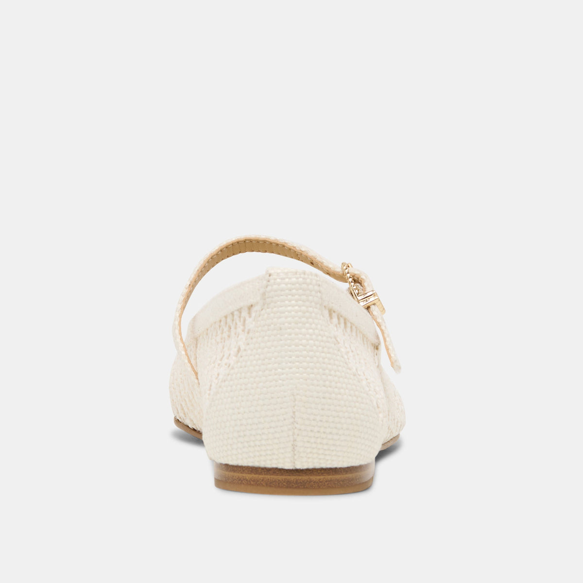 Reyes White Woven Raffia Ballet Flats - Dolce Vita